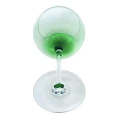 Lenox HOLIDAY GEMS EMERALD Green 8 7/8” Balloon Goblet Glass NEW