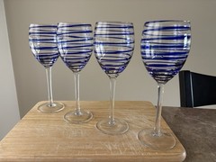 Kate Spade Of New York Charlotte Street Set Of 4 Wine Glasses