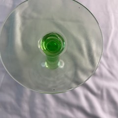 A Set of Four Tiffin Twist Wine Water Glasses 7.5 Inches