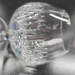 Atlantis Sonnet Brandy Glass Elegant Crystal Clear Cut Etched Bar Drink Stemware