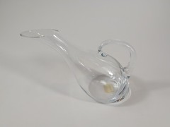 Lenox Crystal Tuscany Classics Collection Pitcher Decanter Tilted 58 OZ (CHIP)