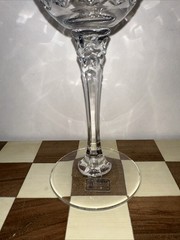 Set Of 6 Towle Crystal KING RICHARD Water Goblets 8.5” Tall EXCELLENT CONDITION