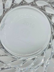 Baccarat Gloria 2016 Year Tumbler Crystal Rock Glass Set of 2 Unused w/box Japan
