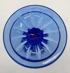 Vintage Fostoria Cobalt Blue Martha Washington Goblet – Avon