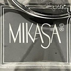 Mikasa Antique Lace 4 Piece Crystal Iced Tea Glasses 1989-91 Austria 8″tall 10oz