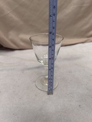 Vintage Clear glass cordial liquor glass
