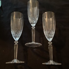 Oneida Orchestra Crystal Champagne Flutes – set of 6
