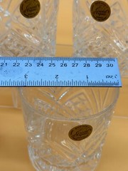 VINTAGE France Cristal D’Arques-Durand Deauville Old Fashioned Glasses SET OF 5