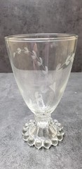 Set 4 Anchor Hocking Berwick Boopie Ball Laurel Leaf Glass Barware