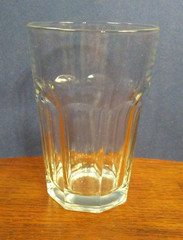 LIBBEY DURATUFF Gibraltar 8-Panel 5″ Vintage Tumbler Glass