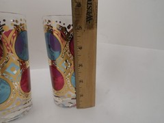 8 Vintage Marion V. Dorn Art Deco Barware Glasses Tumblers