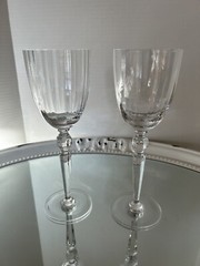 Set Of 2 Riedel Kongress 9 7/8″ Red Wine Glasses Goblet Clear With Optic Bowl