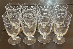 Gadroon by Fostoria Set of 8 Stemware Juice Glasses MINT