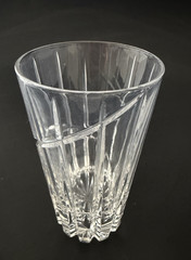 Mikasa Uptown Crystal Cut Highball Glass Discontinued Barware Tumbler 5 5/8″