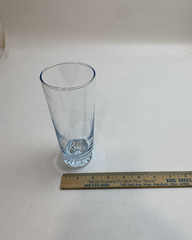Vintage 1950s Duz Crystal Star Sapphire Highball Glass Blue Tint 6.75″ x 2.8″
