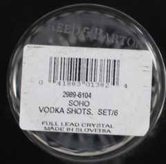 Reed and Barton Crystal Soho Vodka Glass