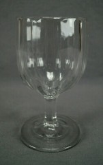 EAPG Straight Huber Pattern Maker Unknown Victorian Water Goblet Circa 1860s