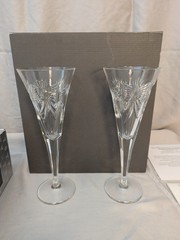 Waterford Millennium 2 TOASTING FLUTES All 5 Universal Toasts