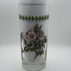 Vintage Botanic Garden Glass Tumbler Set/3-Cyclamen, Gazania & Rosa