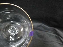 Lenox Intrigue Crystal, Gold Trim: Wine Glass, 6 3/8″, Reduced Price