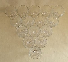 Set of 15 Juice/Wine Glass Berwick-Boopie-Clear by ANCHOR HOCKING