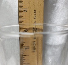 🥛Set 2 Pinch Dent Thumbprint Tumbler Heavy Thick Bottom Clear Glasses Barware