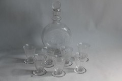 BACCARAT Michelangelo Crystal Liquor Set (68237)