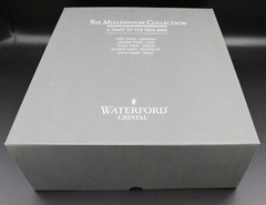 Set of 2 Waterford Millennium Happiness Toasting Flutes w/ Box