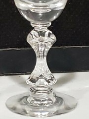 2- Tiffin Franciscan #17566-1 Stem Crystal 3 6/8″ CORDIAL GLASS