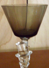 Vintage Knickerbocker Top Hat Cocktail Martini Glass