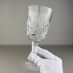 Set of 4 WATERFORD CRYSTAL Lismore 6 7/8″ Water Goblet/Wine Glasses IRELAND 10oz