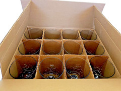 Libbey 3559SM Smoke Flare Goblets 15 oz – Full Dozen New in Open Box