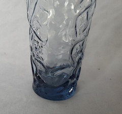 HTF! Vintage Aztec Bleu (Blue) Old Fashioned Glass by Libbey