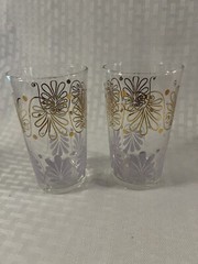 Federal Glass MCM Tumblers 10 Ounces Swirl Pattern