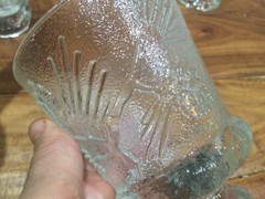 Set Of 4 Vintage Tiara Ponderosa Pine Clear Wine Goblets 4.5» mint