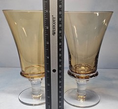 Iced Tea / All-Purpose Glasses in Amber / Topaz – Set of 6 (11 oz.)
