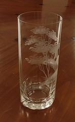 Queen Lace Crystal Kenyan African Lion 5.5″ Highball Tumbler Glass