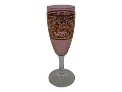 Timon Gold Decorated Set 4 Vintage Italian 6″ Cordial Short Champagne Glasses