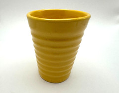 Vintage Bauer Pottery Yellow 6 oz Tumbler Ring Ware – EXCELLENT CONDITION