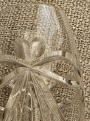Waterford Crystal Champagne Toasting Flutes Heart Bow Celebration Set Of 2
