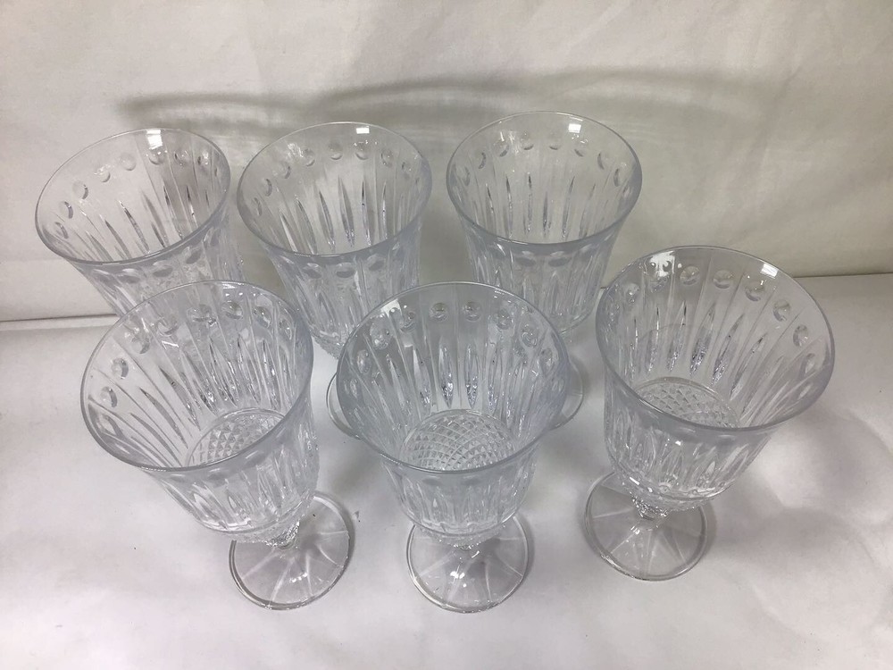 II34 Vintage Hand Blown Iced Tea Sutton Place by GODINGER For Adulls Set of 6