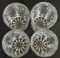 Portico by CRYSTAL CLEAR INDUSTRIES Gorgeous 12oz Highball Glasses Set of 4 EXC!