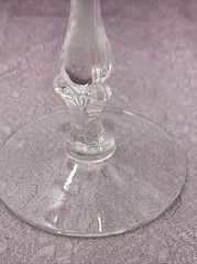 1 Cambridge Crystal Rose Point Liquor Cocktail Glass 6″ Height HOLDS 3 OZ