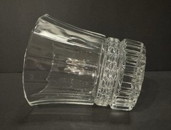 Cristal d’Arques-Durand Lead Crystal Victoria Pattern 4″ Glass Tumbler Barware