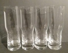 LENOX CRYSTAL TUSCANY CRAFT IPA BEER GLASSES SET of 4- 8″ Tall & 2.25″ Diameter!