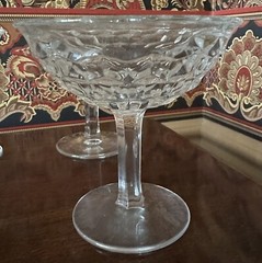 American Fostoria Dessert Sherbet Clear Glassware Set Of 8