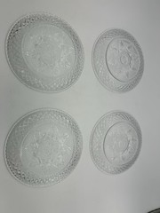 16 Pc Cristal D’Arques Luminarc Glass Coffee Mugs~Salad/Dinner Plates~Bowls