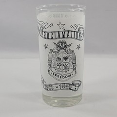 Vintage Rare Booker T. Washington Emancipation Glass Tumbler
