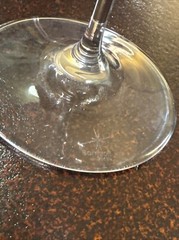 Bormioli Rocco Crystal Wine Glass 8 7/8 in Tall 2 3/8” Diameter Mouth
