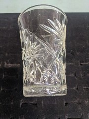 Anchor Hocking 3in Juice Glass Tumbler Star of David Early American Prescut